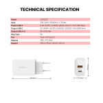 d1b150a27d95ccfb734281ab41f46061 Kucni punjac Fantech Power Pure CWQ201 PD/USB 30W QC beli