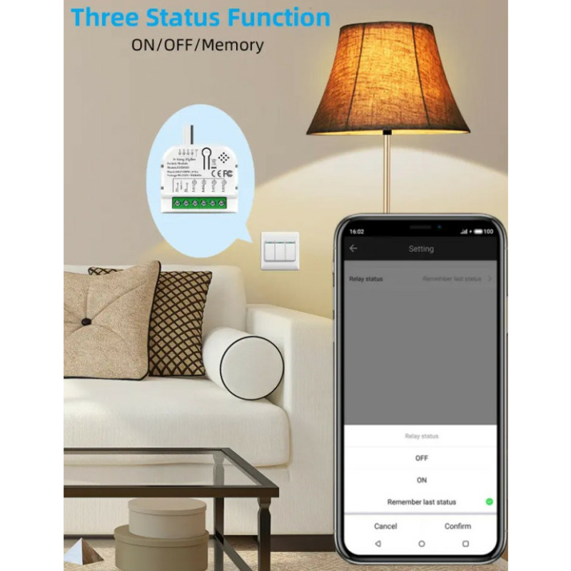 140418ae7fc49173b8c9da104d40bc0a SMART-2GANGTuya Wifi DIY Self-locking daljinski upravljac Smart Switch relejni modul DC 5V/7-32V AC