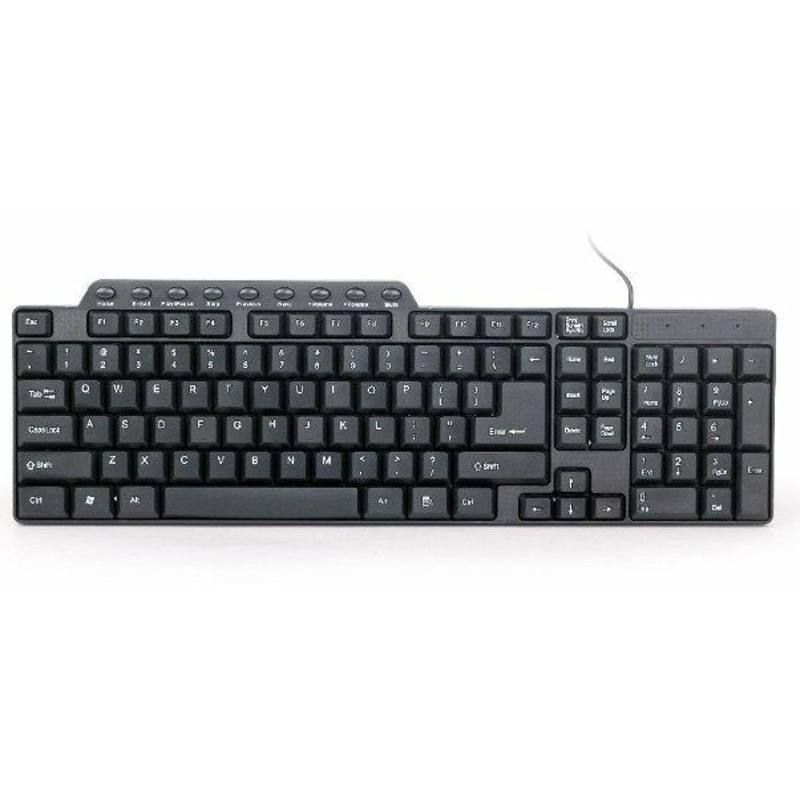 af1c202e4415179191b843d38a4d4fb8 KB-UM-104 Gembird Multimedijalna tastatura US layout black USB