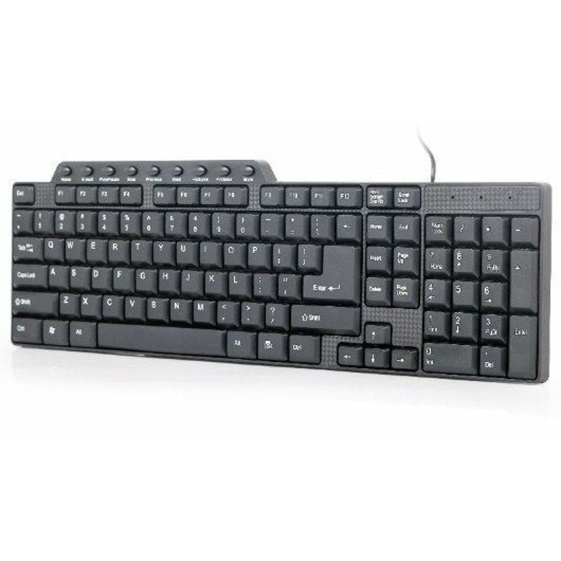e82b2c59af435a596ba4eed161094bcc KB-UM-104 Gembird Multimedijalna tastatura US layout black USB