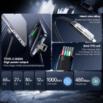 109afa5b62f4df9aa700a45d3dcd15cf Data kabl REMAX RC-C189 PD 65W, QC 3.0 USB Lightning 27W, 2u1 crni 1m