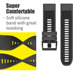 12a455c2a6f0f35b1432c940000056a4 Narukvica sporty za Garmin Fenix 3/5X/6X smart watch 26mm tamno plava