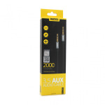 1c5cae6724e70041d30269e819a520d9 Audio kabl REMAX RM-L200 Aux 3.5mm crni 2m