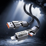 1ed09daf1ddcfa7c0d9a1f2cc3cf814b Data kabl REMAX RC-C189 PD 65W, QC 3.0 USB Lightning 27W, 2u1 crni 1m