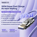 1f1716deabe759532521a0e2b7ec32df Data kabl REMAX Wefon 100W Zinc-Alloy RC-C055 Type C na Type C zeleni