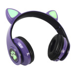 20900606db4154faaff57663487b1161 Bluetooth slusalice Cat Ear ljubicaste