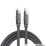 26e6db1d70f177bd05c620d5aef019b6 Data kabl REMAX Wefon 20W Zinc-Alloy Elastic with Light RC-C053 (type C-Lightning) siva