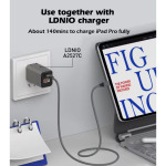 27e8d38943aaf8ececf92367dee05344 Data kabl LDNIO LC441I 30w, Type C na iPhone lightning sivi 1m