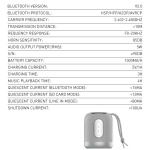 31554a915a568824107ff37dfb198522 Bluetooth zvucnik LDNIO BTS 12, 5W, sivi