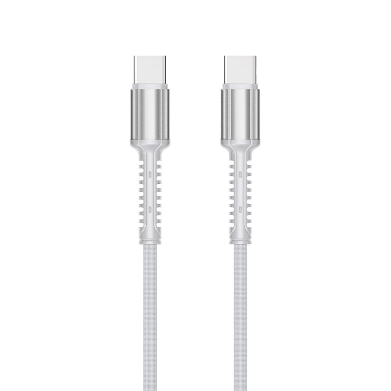 31ca82402663e2e20012c5a368d17aef Auto punjac C1 4u1 PD 3A, USB 2.4A 120W (total) sa Type C/lightning kablom tamno sivi