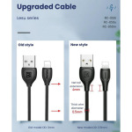 32229efbd677427fdb196e512cef04d3 REMAX Lesu Pro series 2.1A Data Cable Type C RC-160m crni