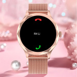 3790fc12b56e281abd2e5638d4dfa2a3 Smart Watch DTS Diamond zlatni (metalna narukvica)