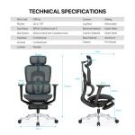 3a74c85d37908bf22253cf3740fa77d1 Stolica Office Fantech OC3 Ergonomska crna