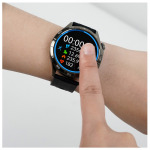 42e4088a34f3af91d96c2713c0136652 Smart Watch DT4 crni (silikonska narukvica)