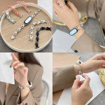 45fe7644fef364302c70597ff201386b Narukvica za smart watch Xiaomi Mi Band M8/M9 metalna krem