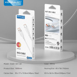 4cd79226330bdde21c8997fd111433ef Data kabl KONFULON DC63, 3A, USB na micro USB beli 1m