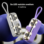 4f6ecf5eaad717ff758cabbbbde6aee4 Back up baterija privezak Oxpower 5000mAh Type C bela