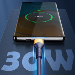 50a2c3d198061db1bbee6827a32e8157 Data kabl LDNIO LS802 30W Fast Type C plavi 2m