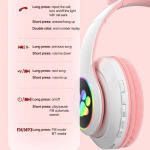 54edd8067d31b118392920035f517ad3 Bluetooth slusalice Cat Ear JST-28 mint