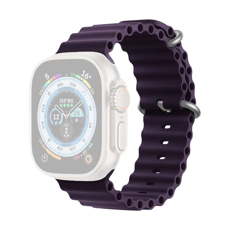 5618caa9818043b4e758cf4b361af23f Narukvica Moye Smart Watch Silicone Strap 44/45/49mm Claret