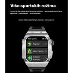 56f97adc26d6ba2cc542fb3c3bdcd89d Teracell Smart Watch AK55 srebrno crni