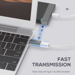 5b8b4b4768c13d6f9b477ba5f492ce89 Adapter LDNIO LC140 USB na Type C sivi