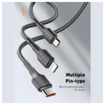 5dfc545e547f809b8da7d6590f847570 Data kabl LDNIO LS851 25W Fast iPhone lightning sivi 1m