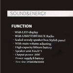 5f67acb3b8a743f05332ca5349cf2a45 Bluetooth zvucnik TTD-8251 8"