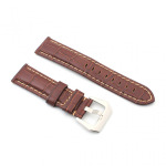 628eb73e01b2f5e8c62e6aa6d3e39341 Narukvica elegant relief kozna za smart watch 22mm tamno braon