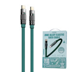 62ebacff1d86d76b25503d0f0fc68a28 Data kabl REMAX Wefon 100W Zinc-Alloy RC-C055 Type C na Type C zeleni