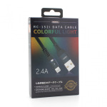 67df3fcd7327da101d912e3243bfbdbd Data kabl REMAX Colorful RC-152i za iPhone lightning crni 1m