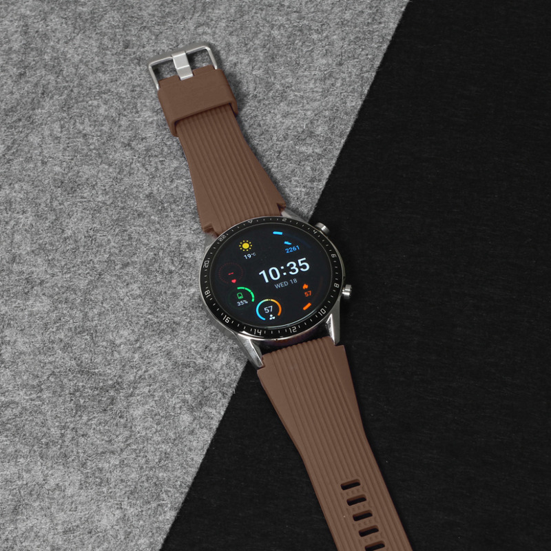 6908a17373b12bf9ca39518eb1d64555 Narukvica relief za smart watch 22mm zelena
