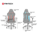 6931272f1a6d32ecc6ade62eea36ad67 Stolica Gaming Fantech Korsi GC-191 siva