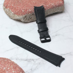 6a83618b9b4fa438055aa4955a1620dd Narukvica kozno gumena za smart watch Samsung 4, 5 22mm crna