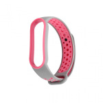 6b94f62f997e2c97d019992f3c3decb0 Narukvica za smart watch Xiaomi Mi Band M5/M6 siva pink