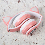 6f46770f99ed5175f4bb2289125e85e0 Bluetooth slusalice Cat Ear svetlo roze