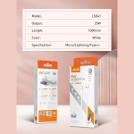 7ec1d0f9ef7ca2fbbf2ea75fdb39e917 Data kabl LDNIO LS841 25W Fast Type C beli 1m