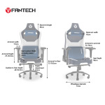 8012beb4b274dadf1339b70441ee4447 Stolica Gaming Fantech Alpha GC-283 plava