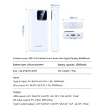 8262bd3de00e77907b152bf5610780e8 Back up baterija REMAX Suji Series RPP-513 20W+22.5W PD+QC 20000mAh bela