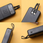 82cfbbde86afd0aa5cf6033e506e35a1 Back up baterija REMAX Stervui series RPP-620 PD 20W + QC 22.5W Fast Charging 20000mAh crna