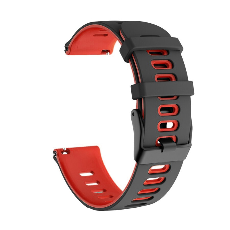 88083327f77183c3edbb826700a248b5 Narukvica double za smart watch Samsung 4, 5 22mm crno siva