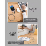 88458299ea715757e473b6480a308679 Data kabl LDNIO LC441I 30w, Type C na iPhone lightning sivi 1m