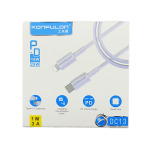 896e0c1f45c636ab7c2df4062c5812ad Data kabl KONFULON DC13 PD 3A Type C na iPhone lightning beli 1m
