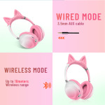 9063a8649b0666a7abf3ec0f41b79bbf Bluetooth slusalice Cat Ear crne