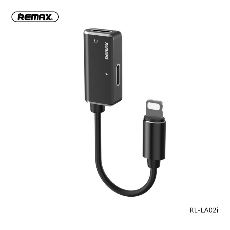 95081e2b94c646b1997b7ac13714ae4d Adapter za slusalice i punjenje IP-5 iPhone lightning crni