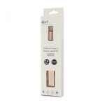 9a55bca92ce8673c567aa364777af8da Adapter za slusalice i punjenje IP-5 iPhone lightning zlatni
