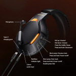 9aee1c3dd7ee785dcc10ffb8da0b8fc3 Slusalice REMAX Kinyin RB-680HB Series Wireless Gaming Headphones for Music&Call crne