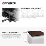 9f7231252ee05c1c5b2e6df619277a86 Stolica Gaming Fantech Ledare GC-192 siva