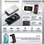 9fe65672ddf66e732dbf85b01fb4bfa8 Power Bank REMAX RPP-D3 20W+22.5W Fast Charging 10000mAh Magnetic 5u1 crni