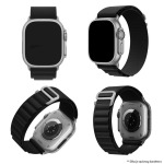 a26f57e84566fc36e55d205d13ab24aa Narukvica Moye Smart Watch Alpine Loop Strap 44/45/49mm Black With Orange